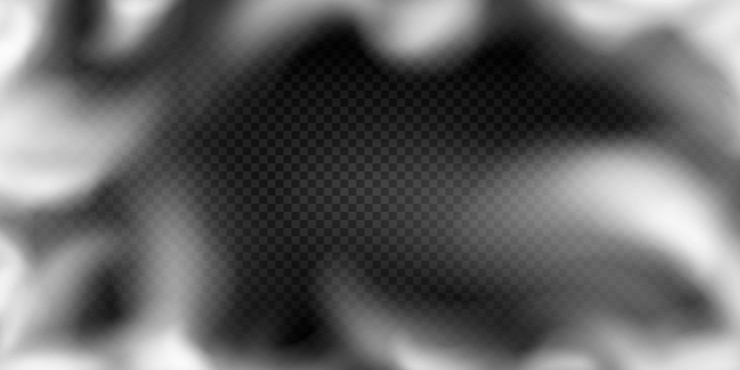 Vector Gratis realistic dynamic fog background