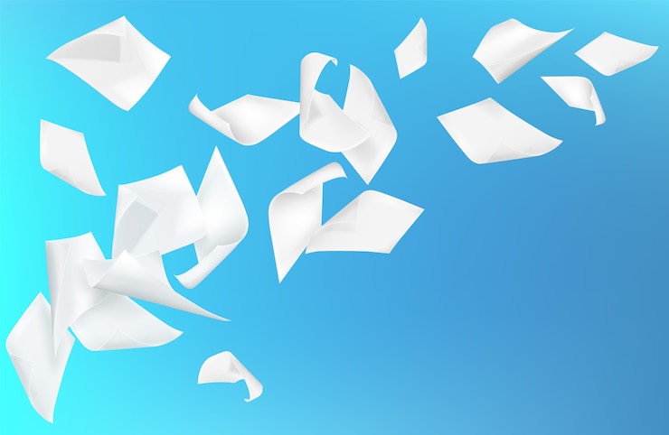 Vector Gratis realistic flyer paper collection