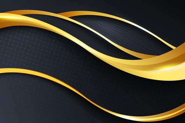 realistic golden luxury background