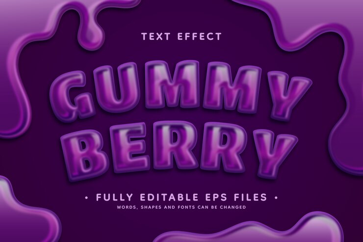 Vector Gratis realistic liquid text effect design