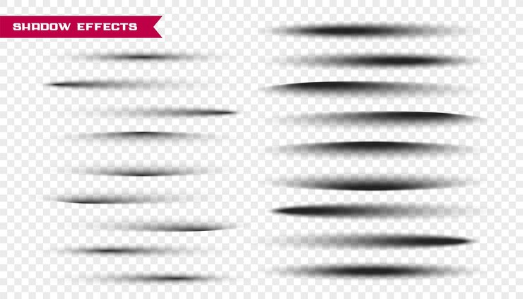 Vector Gratis realistic paper shadows collection set