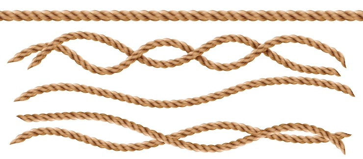 Vector Gratis realistic rope collection