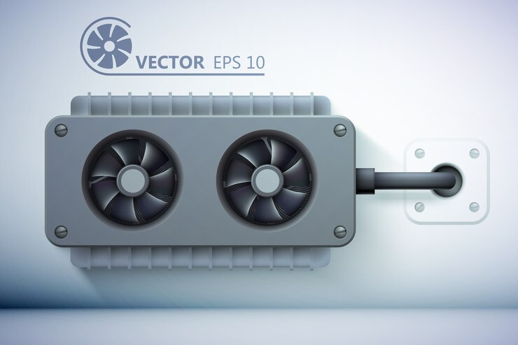 Vector Gratis realistic ventilation template