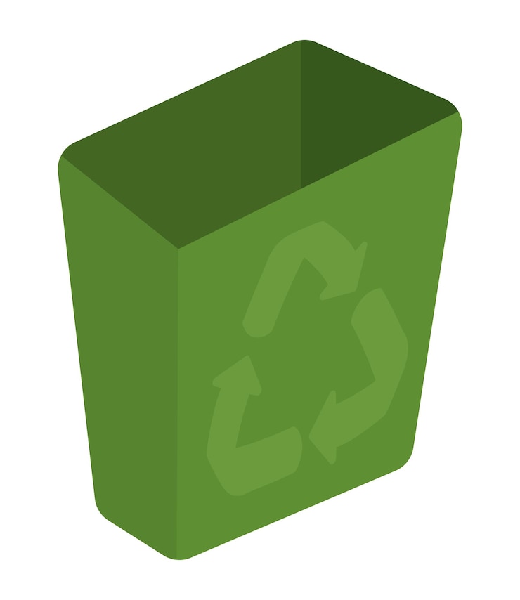 Vector Gratis recycle ecology bin