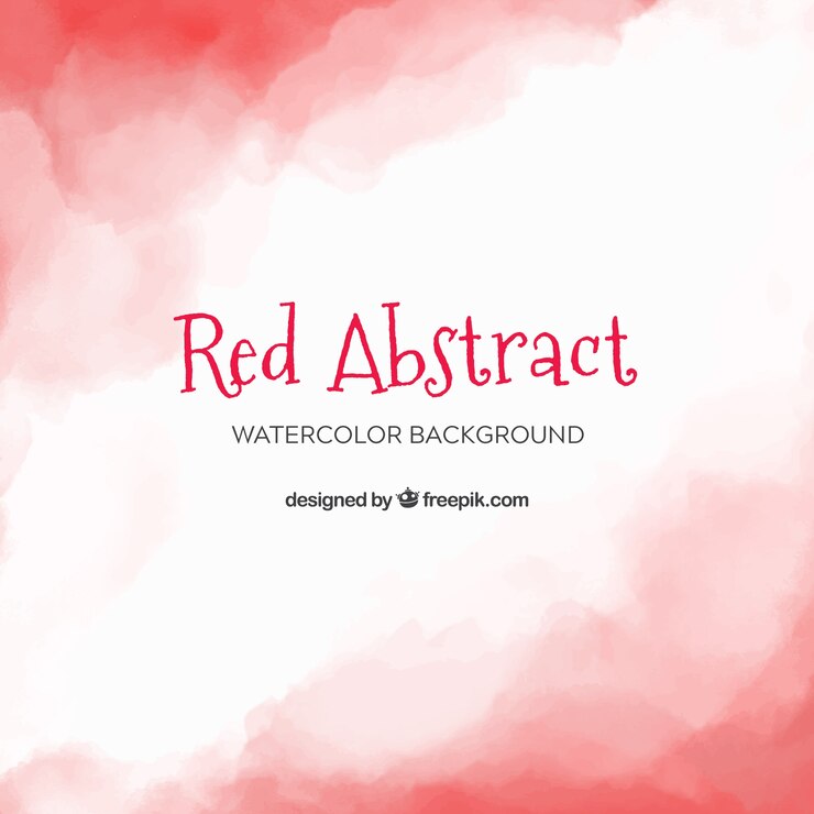 Vector Gratis red abstract background in watercolor style