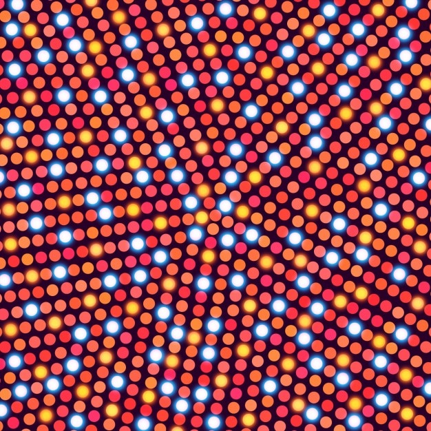 Vector Gratis red and yellow dots pattern