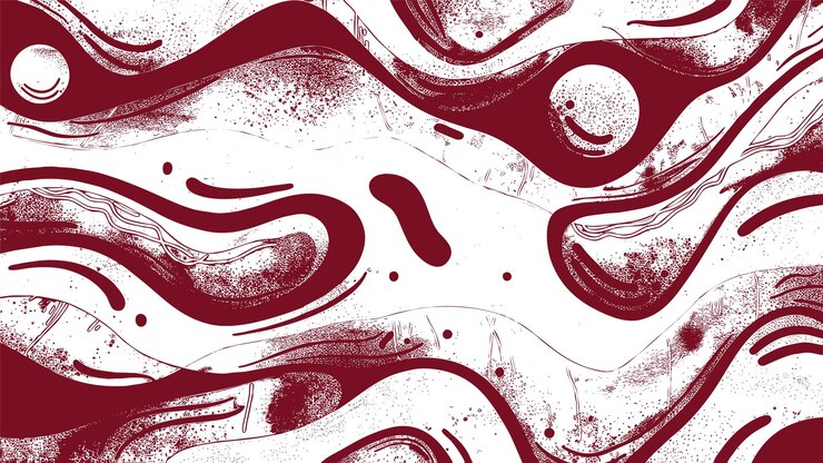 Vector Gratis red artistic liquid splashes texture