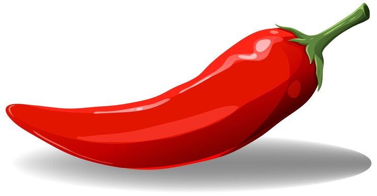 Vector Gratis red chili pepper illustration