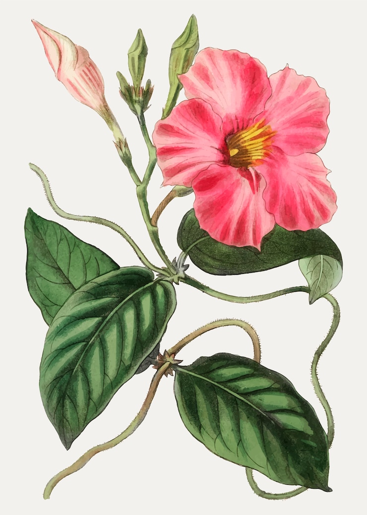 Vector Gratis rocktrumpet flower