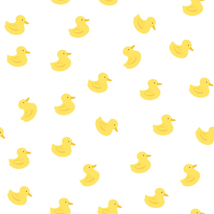 Vector Gratis rubber duck pattern