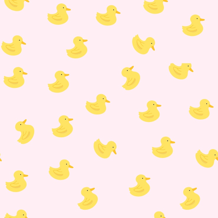 Vector Gratis rubber duck pattern