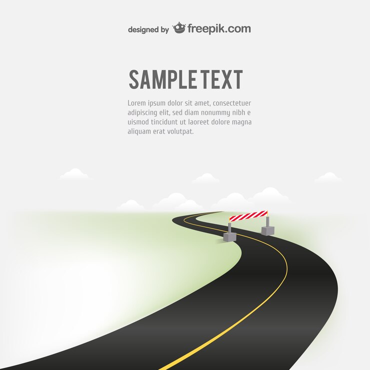 Vector Gratis safe road background
