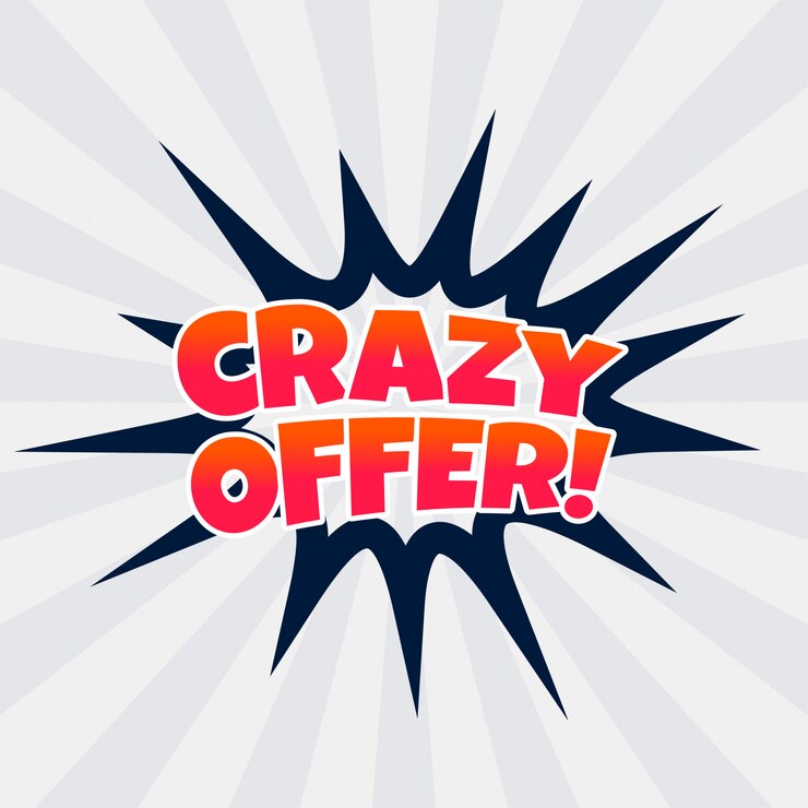 Vector Gratis sale and offer expression in comic style