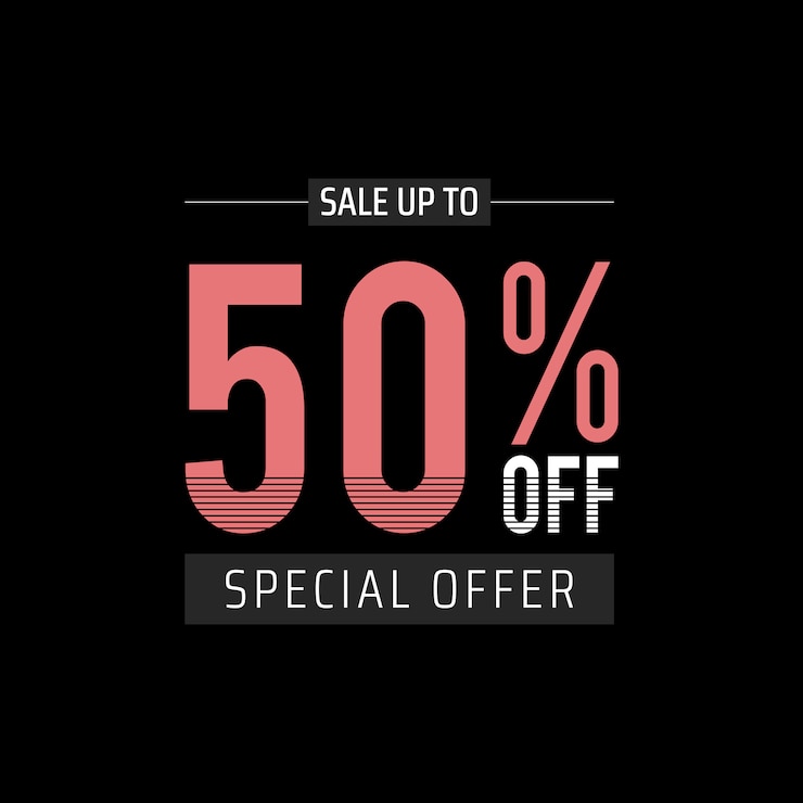 Vector Gratis sale promotion ad poster design template