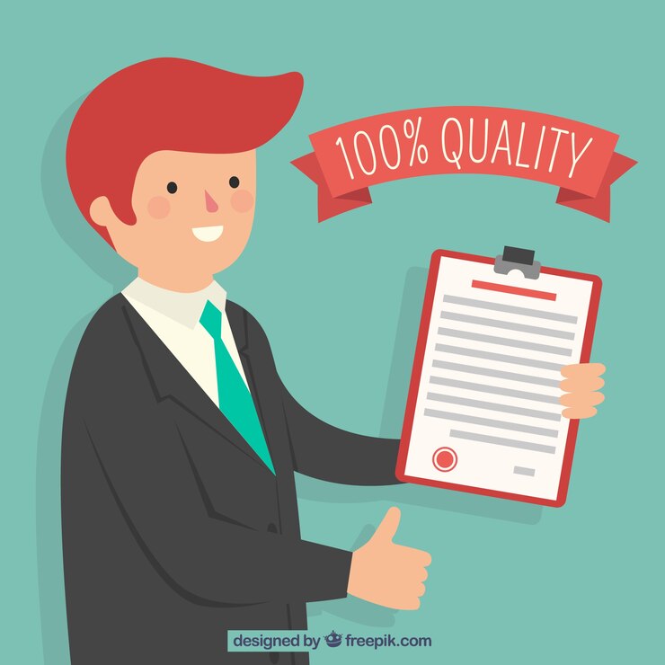Vector Gratis salesman dengan clipboard