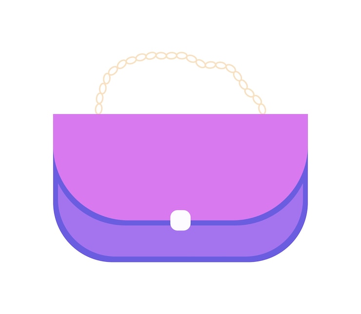 Vector Gratis satu set tas tangan mewah wanita, clutch, tas bergaya, dan ilustrasi dompet