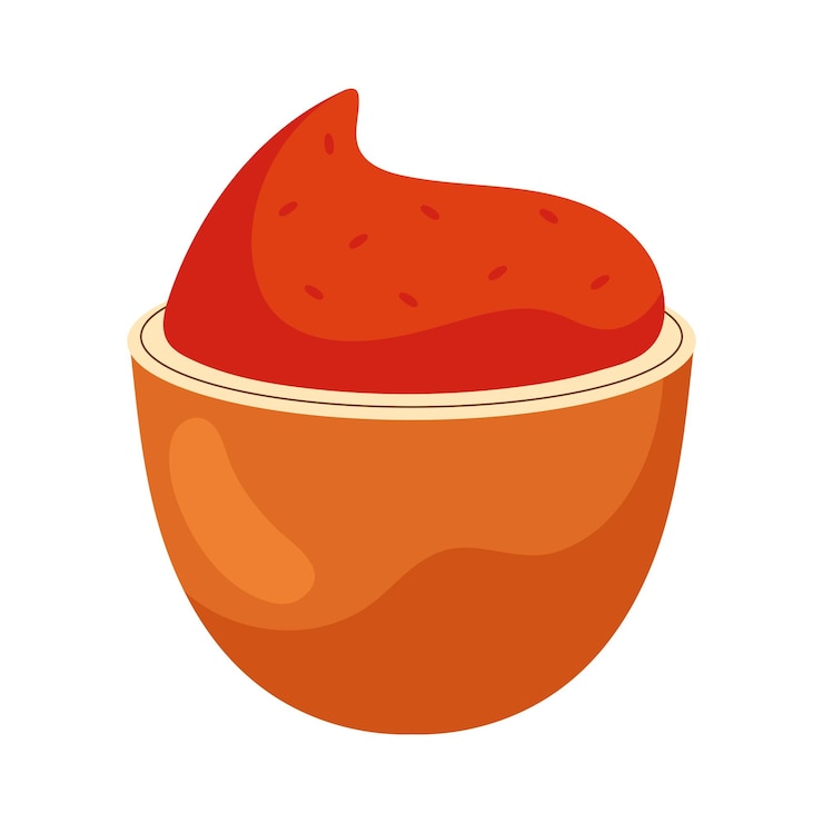 Vector Gratis sauce in a bowl icon