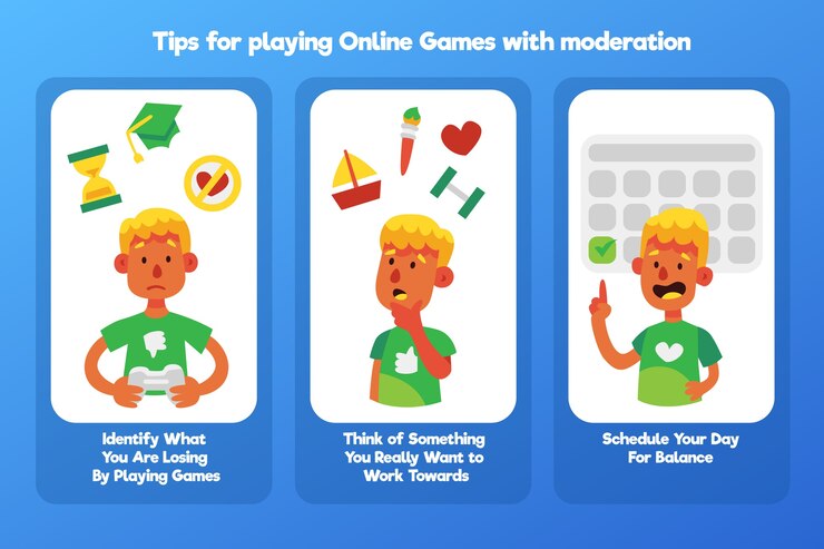 Vector Gratis schedule your day video game concept