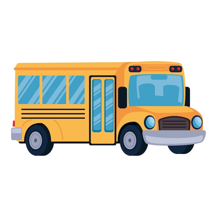 Vector Gratis school bus transport