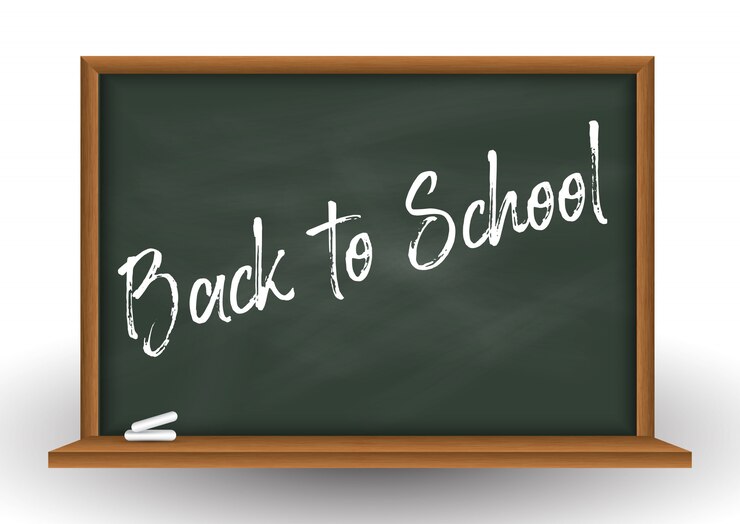 Vector Gratis school chalkboard background with chalk