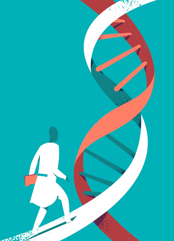 Vector Gratis science background design