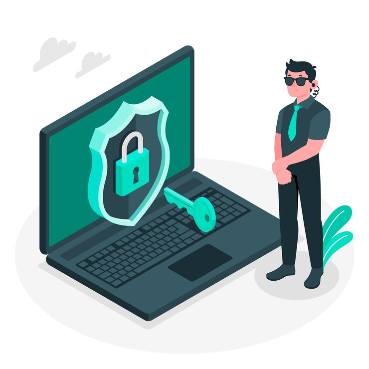 Vector Gratis security concept illustration