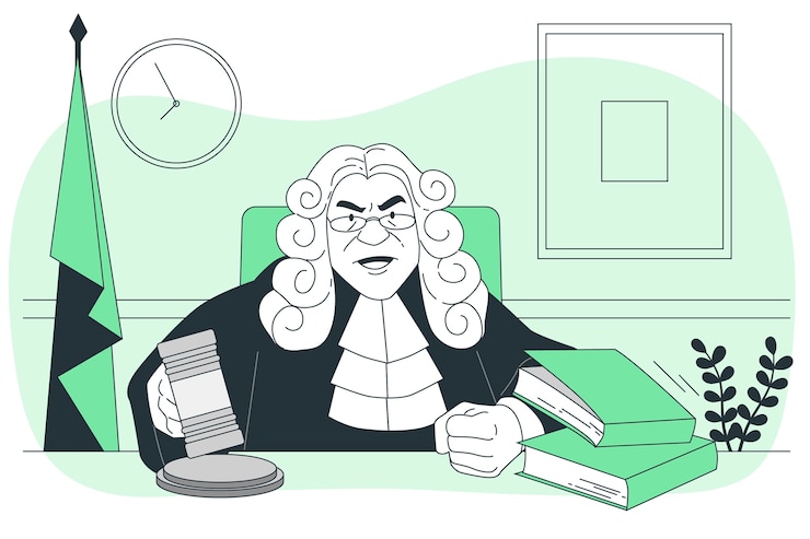 Vector Gratis sentence concept illustration