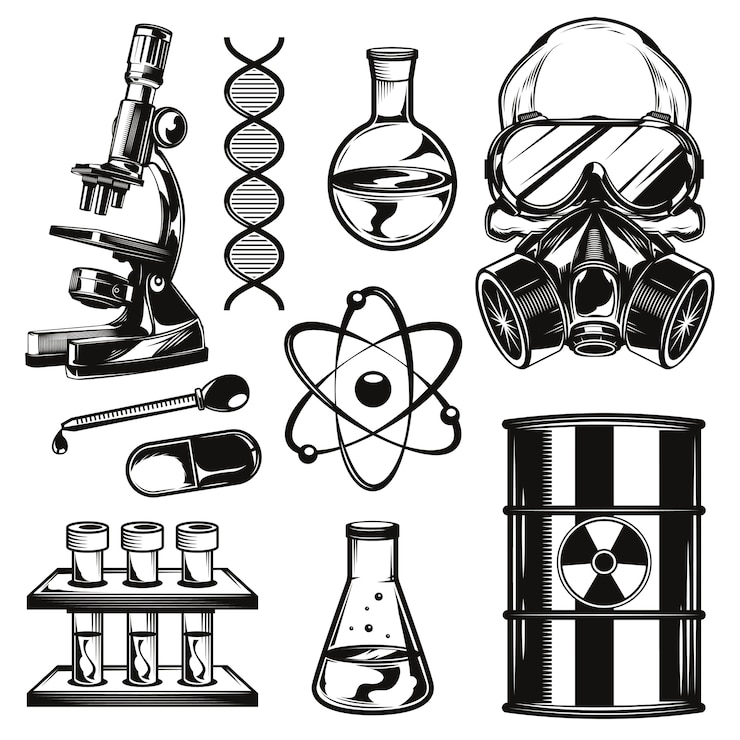 Vector Gratis set of chemistry elements