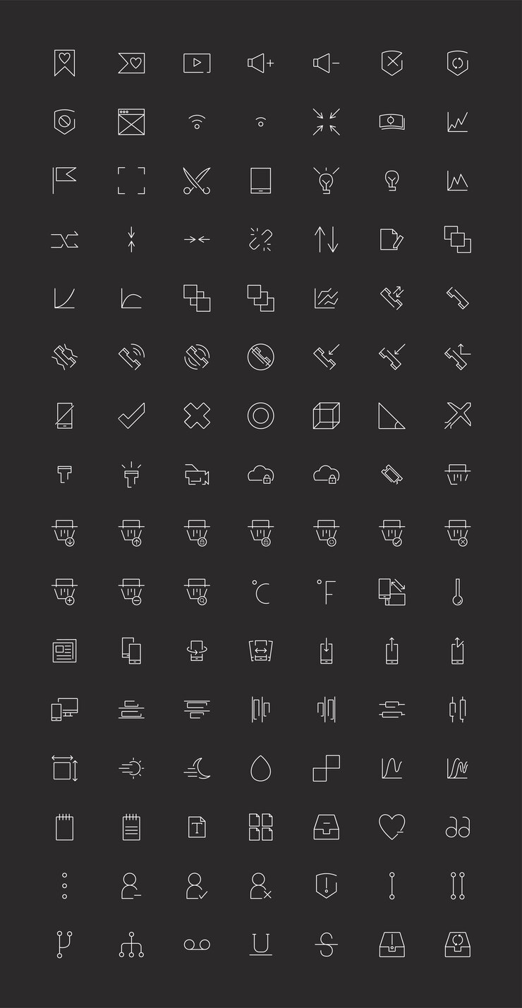 Vector Gratis set of computer icon vectors
