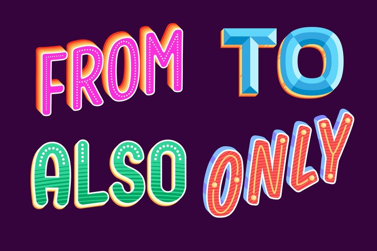 Vector Gratis set of creative catchwords lettering