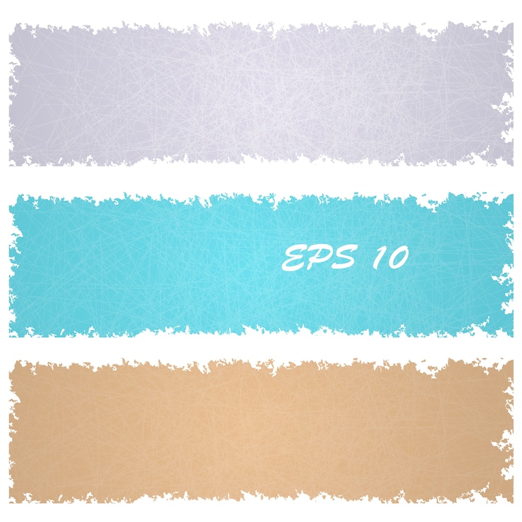 Vector Gratis set of grungy banners