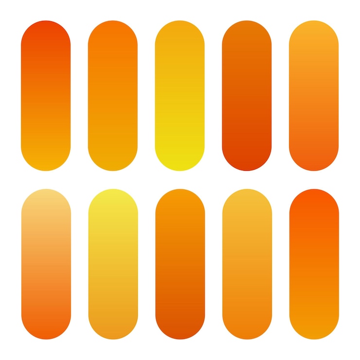 Vector Gratis set of multicolor gradients
