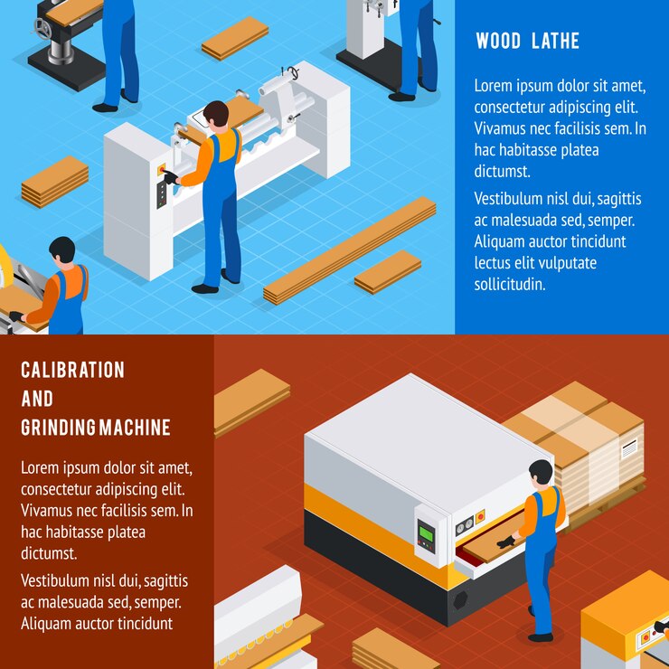 Vector Gratis set spanduk horizontal kayu