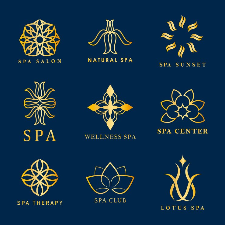 Vector Gratis set vektor logo spa