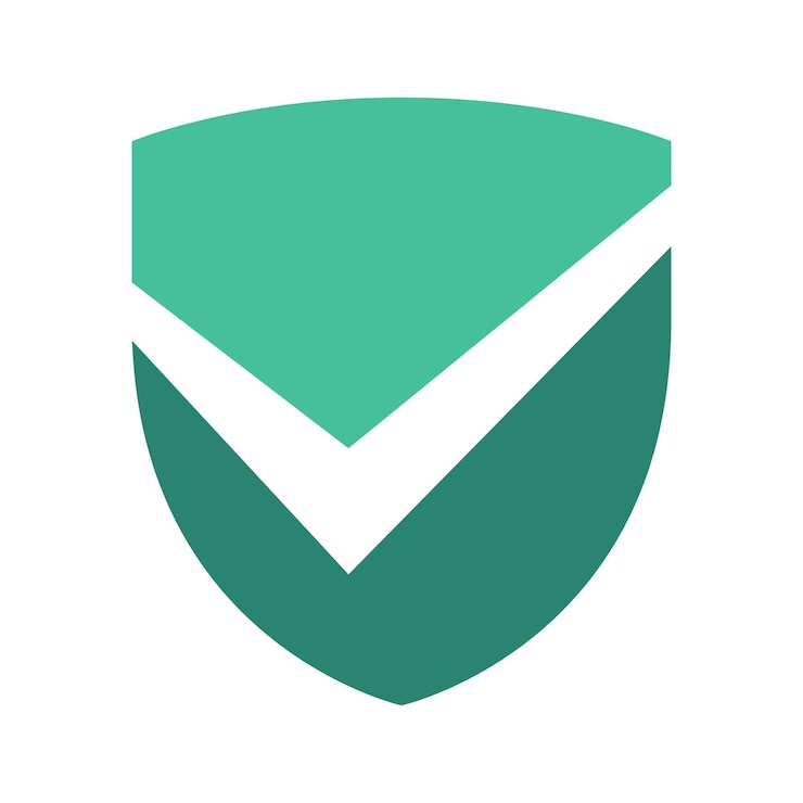 Vector Gratis shield check mark split