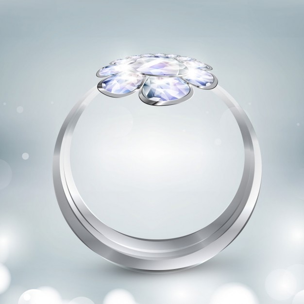Vector Gratis shiny ring background