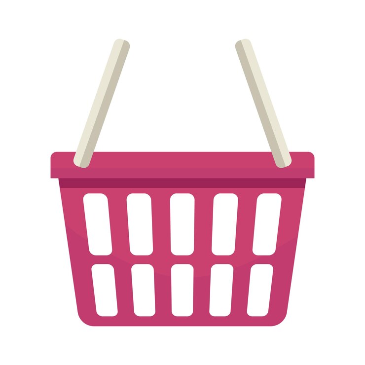 Vector Gratis shopping basket icon isolated illustration