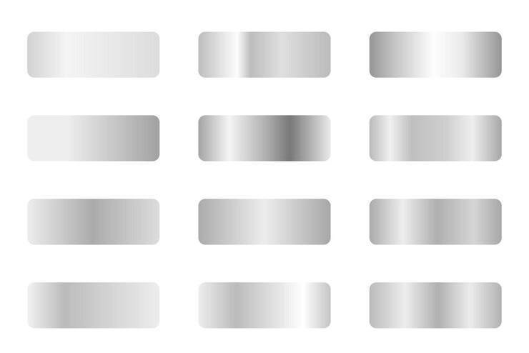 Vector Gratis silver gradients