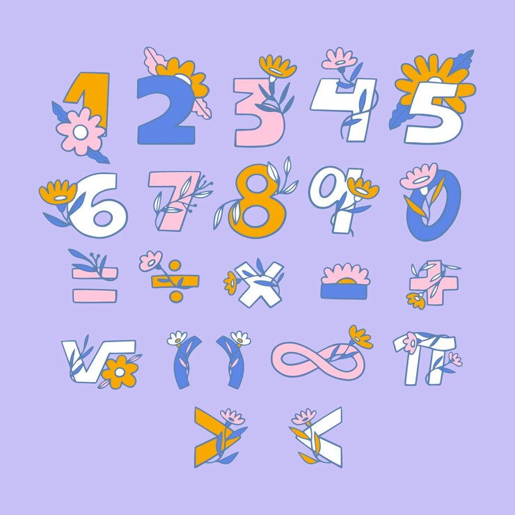 Vector Gratis simbol matematika digambar tangan