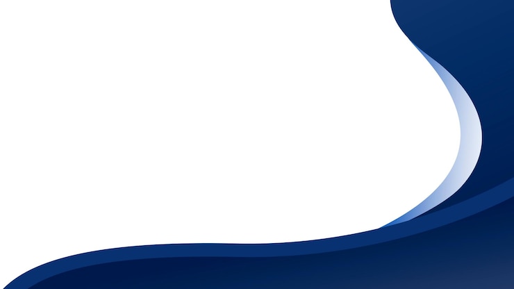 Vector Gratis simple blue curve background vector for business