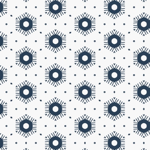 Vector Gratis simple geometric pattern with hexagons