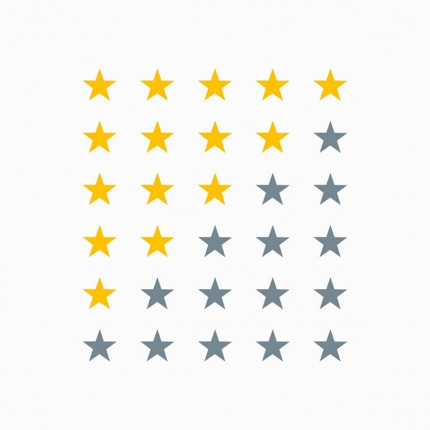 Vector Gratis simple star rating