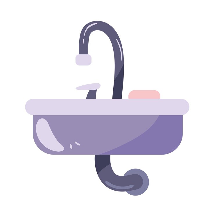 Vector Gratis sink and faucet icon
