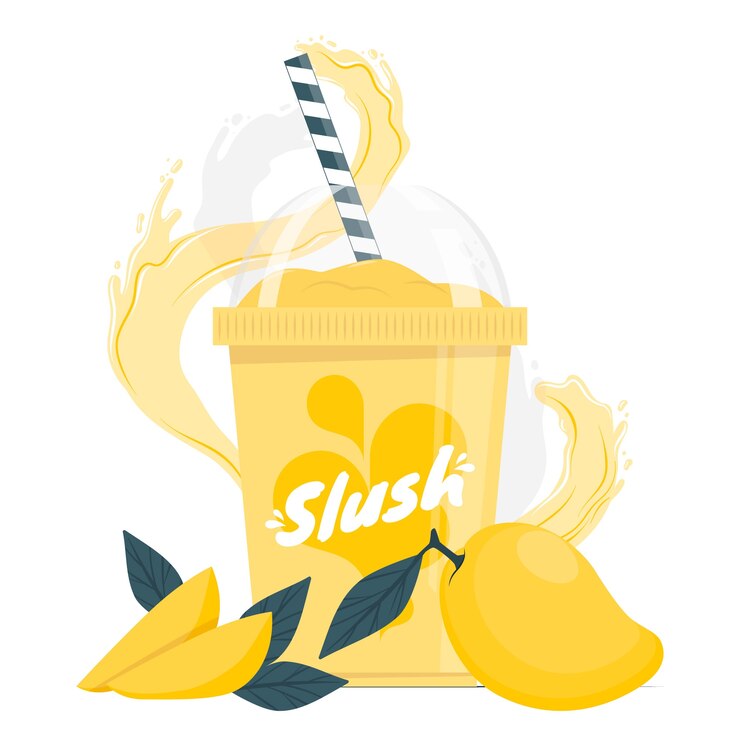 Vector Gratis slush concept illustration