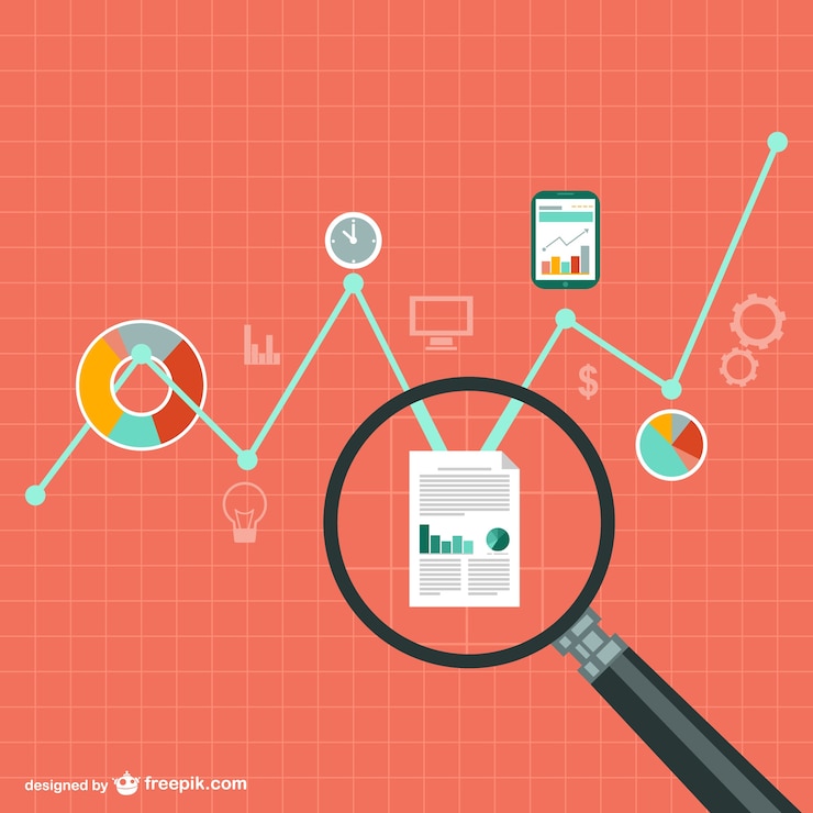 Vector Gratis social media graph vector