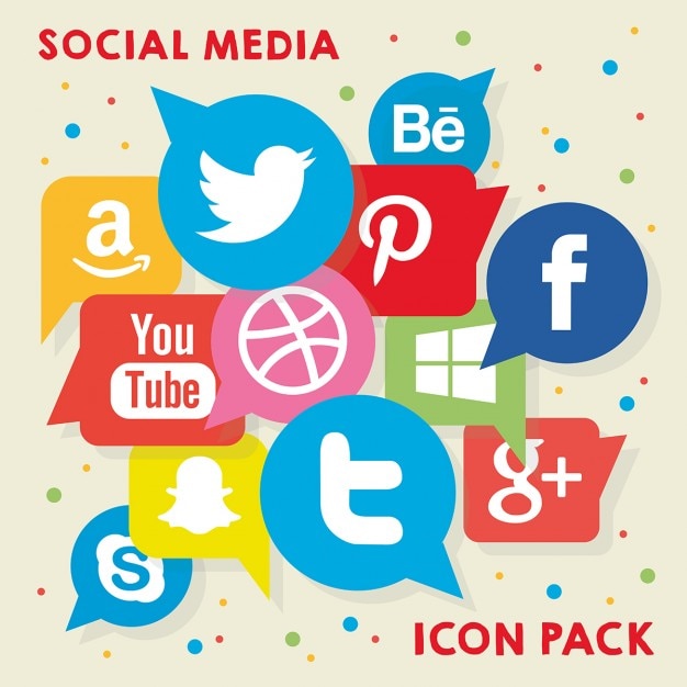 Vector Gratis social media logo pack