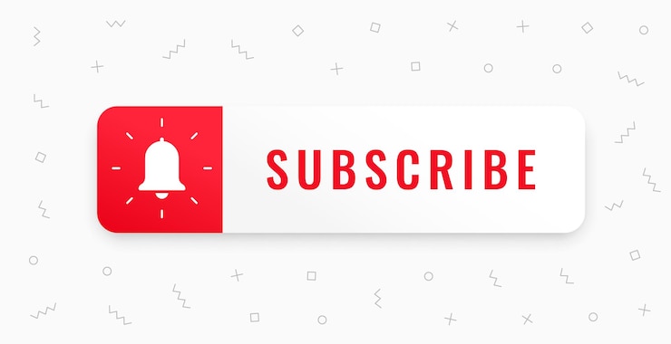 Vector Gratis social media subscribe button for app or page vector