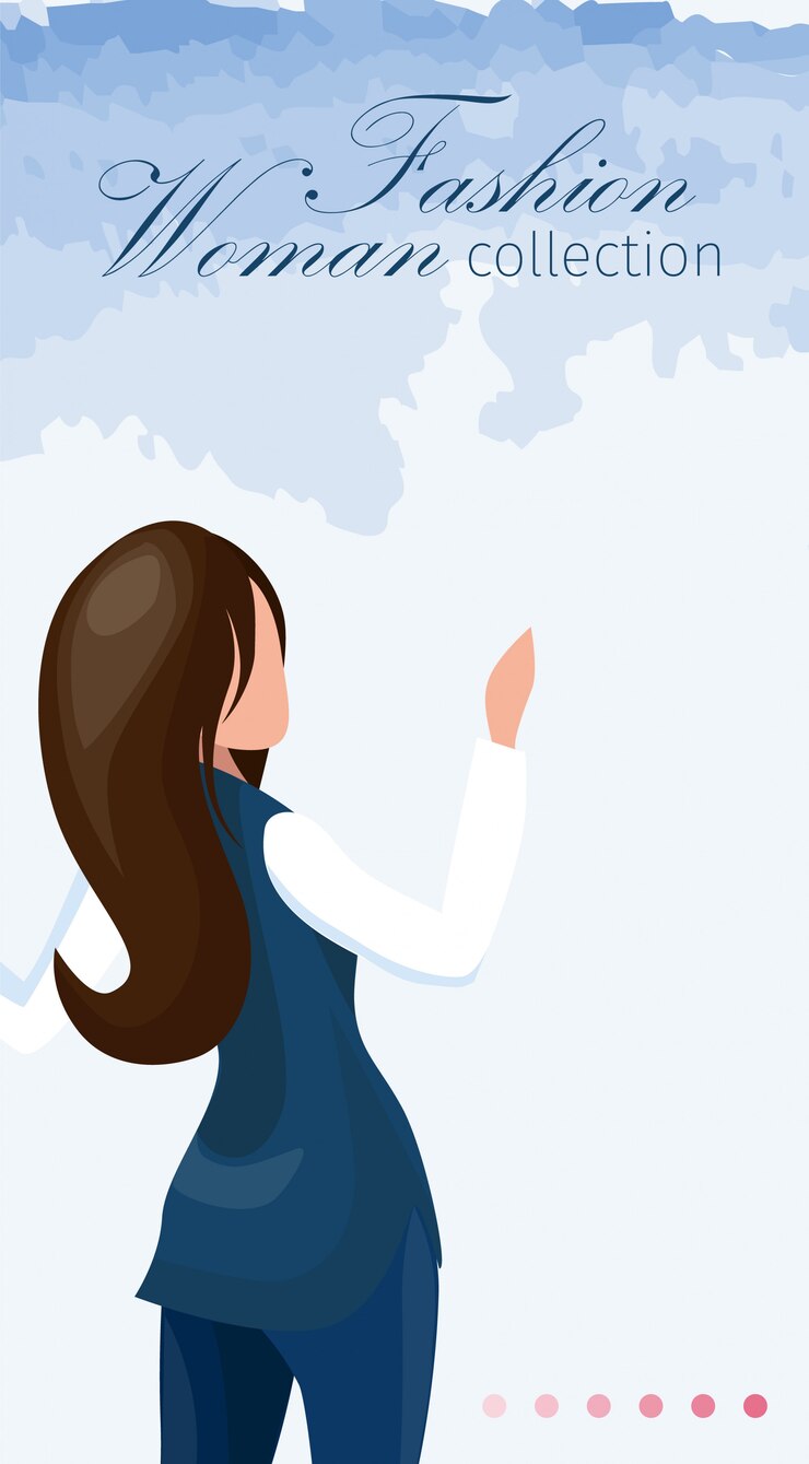 Vector Gratis spanduk koleksi wanita mode kursus penjahit.