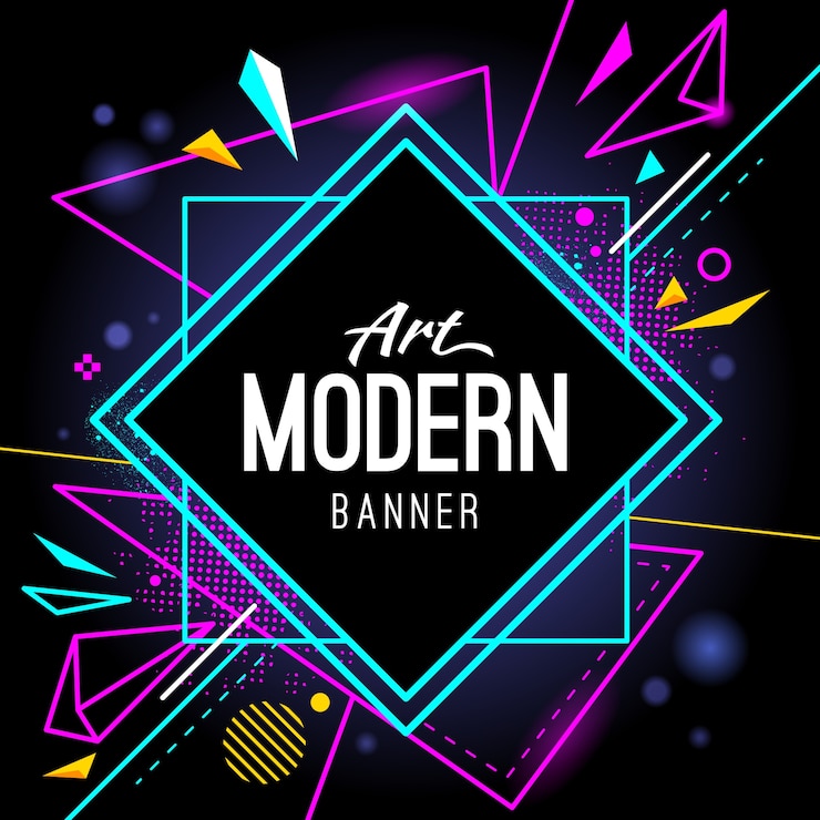 Vector Gratis spanduk modern