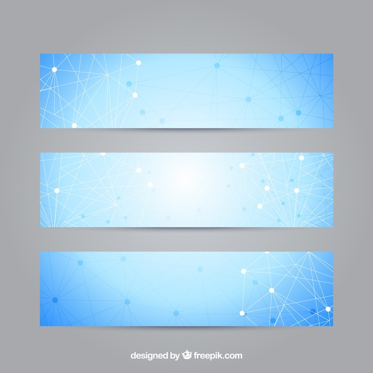Vector Gratis spanduk struktur geometris